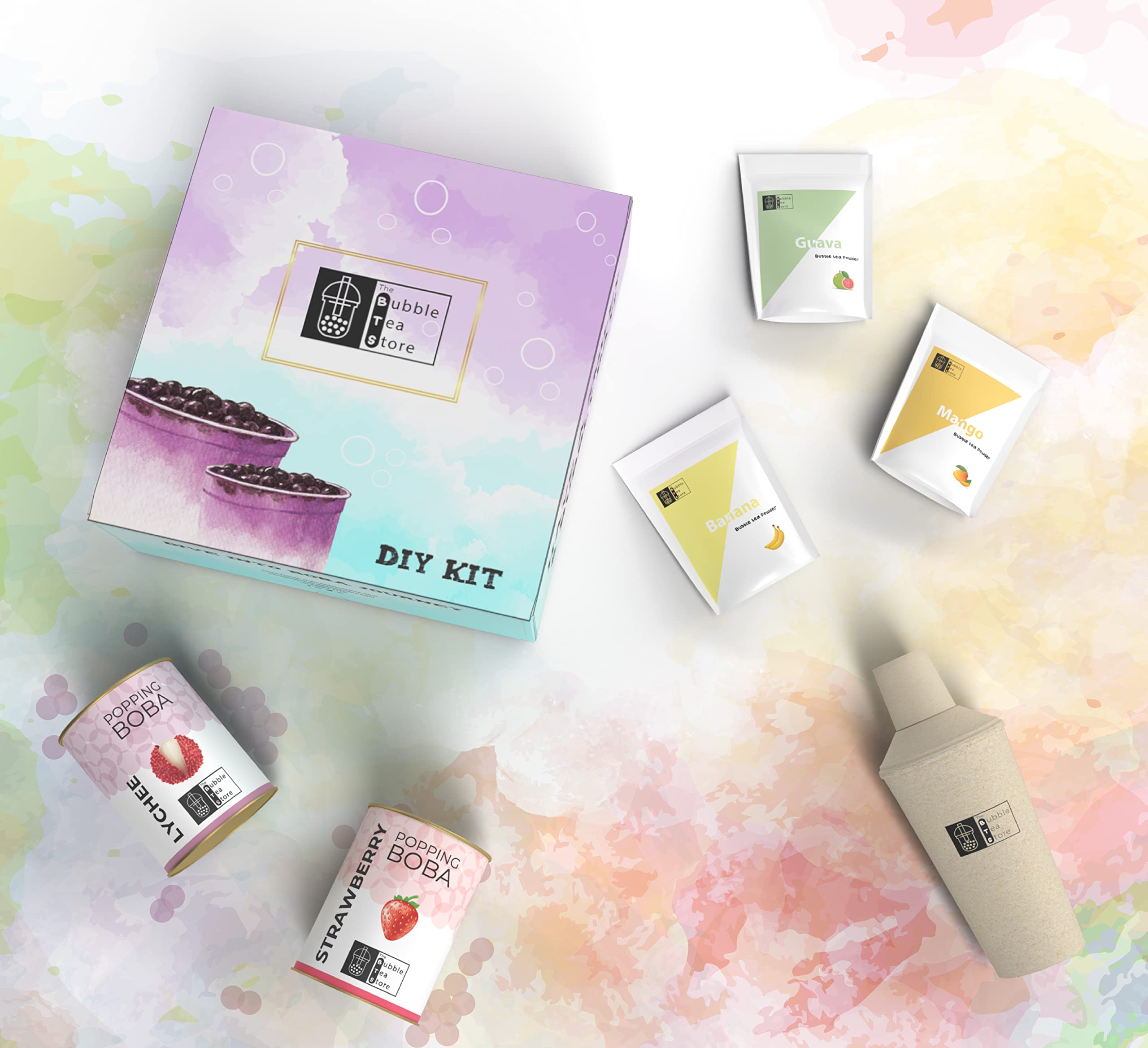 BTS - Bubble Tea Store Fruit Loop Bubble Tea Kit | Make Tasty Bubble Tea at your Home (B0BG1Z4H9T) Amazon Price History, Amazon Price Tracker