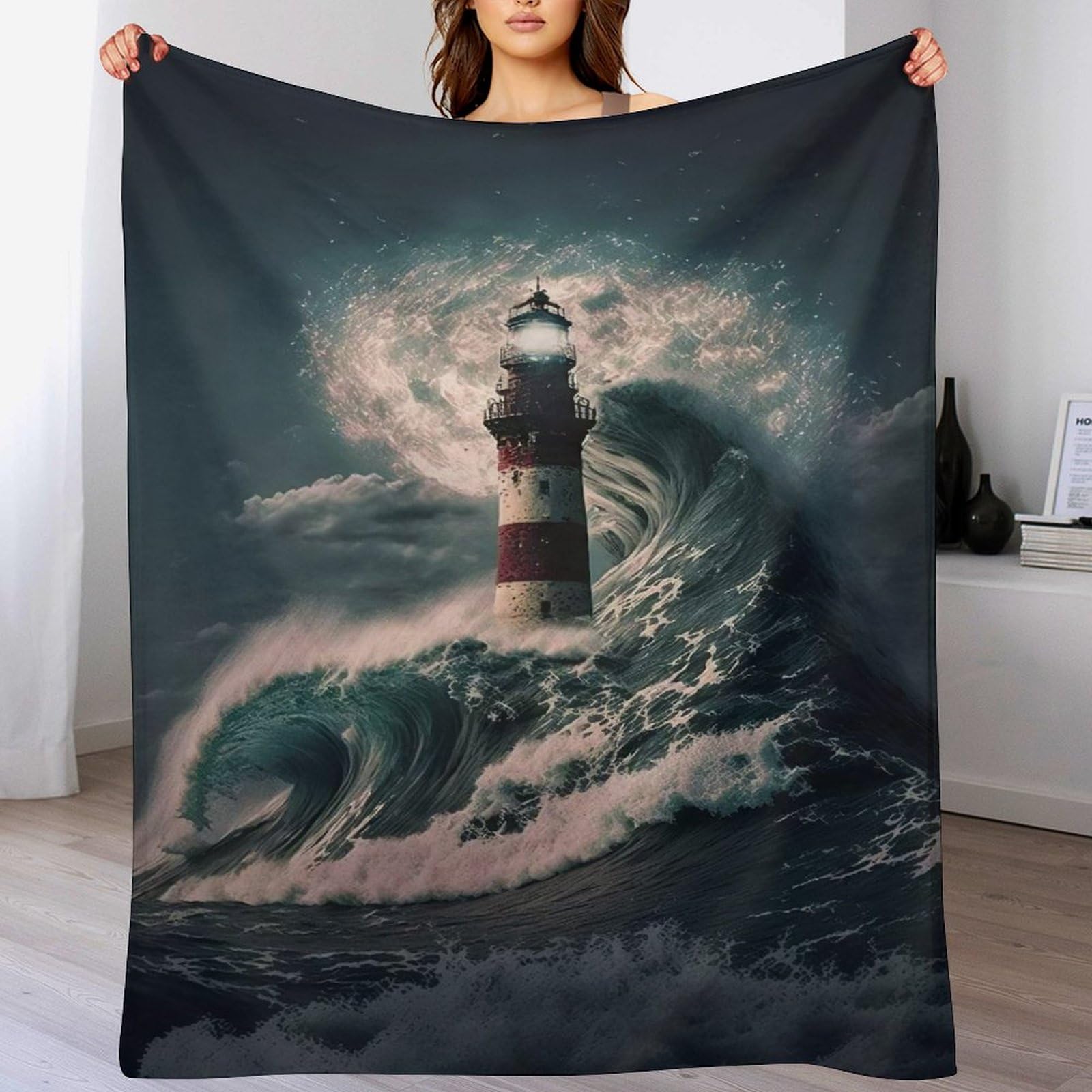 Couverture pour lit et travel en flannel douce pour les soirées sur le canapé