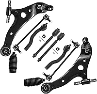 Vista 82 de Detroit Axle - Kit de suspensión delantera RWD de 10 piezas para Chevy GMC Silverado Sierra 1500 1999-2006, 2 brazos de control superior, 2 rótulas