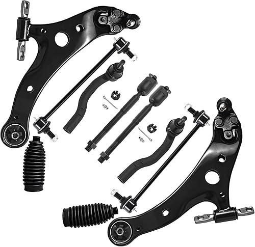 Miniatura 146 de Detroit Axle - Kit de suspensión frontal de 10 piezas para Ford Ranger Mazda B2300 B2500 B3000 B4000, 2 brazos de control superiores, 2 rótulas