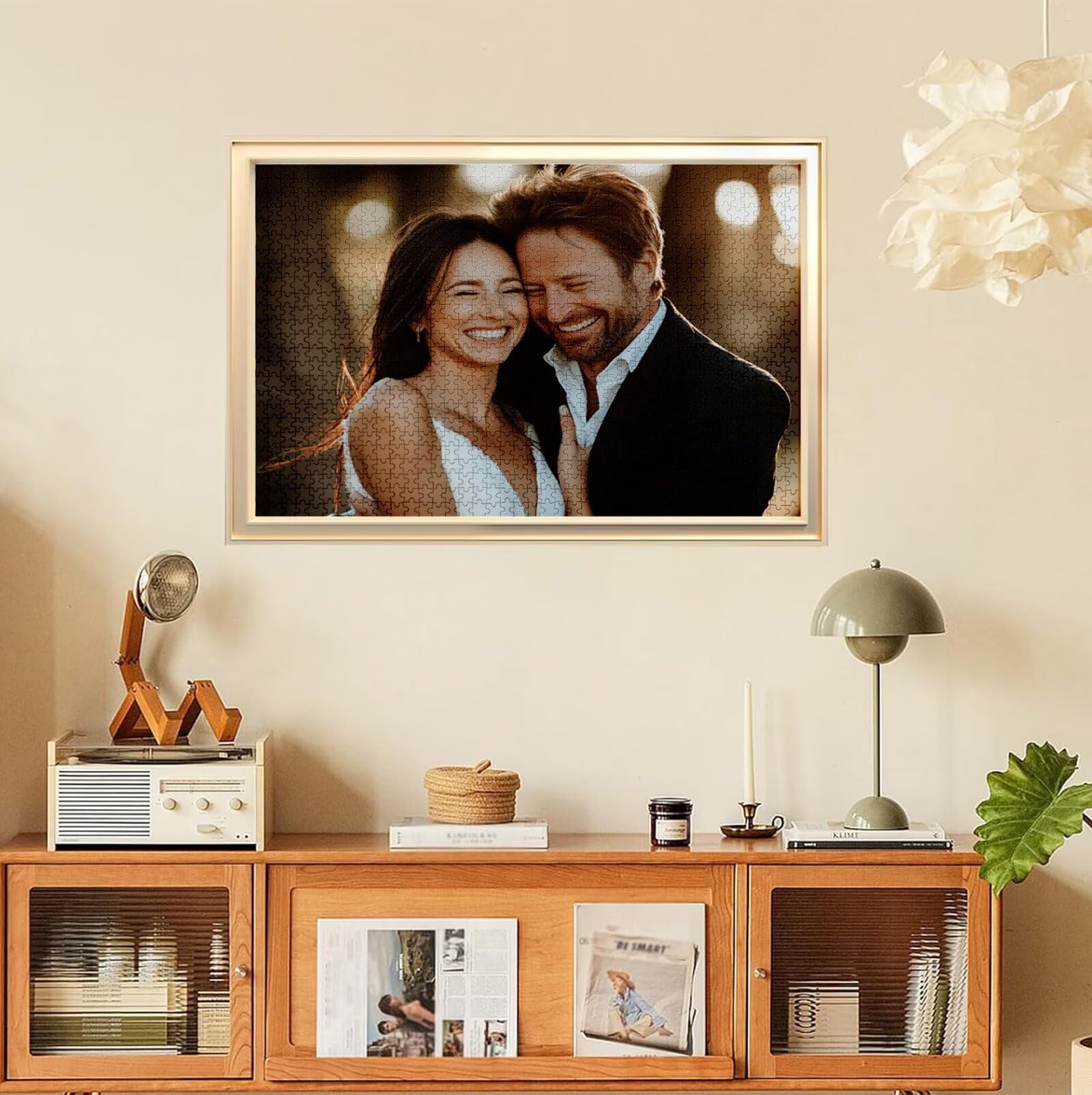 Puzzle Personalizado con Foto, Personalizada Rompecabezas Personalizado Diseña tu Logo Foto o Texto, Personalizado Navidad Halloween San Valentín Parejas Niños Familia Amigos h-3405