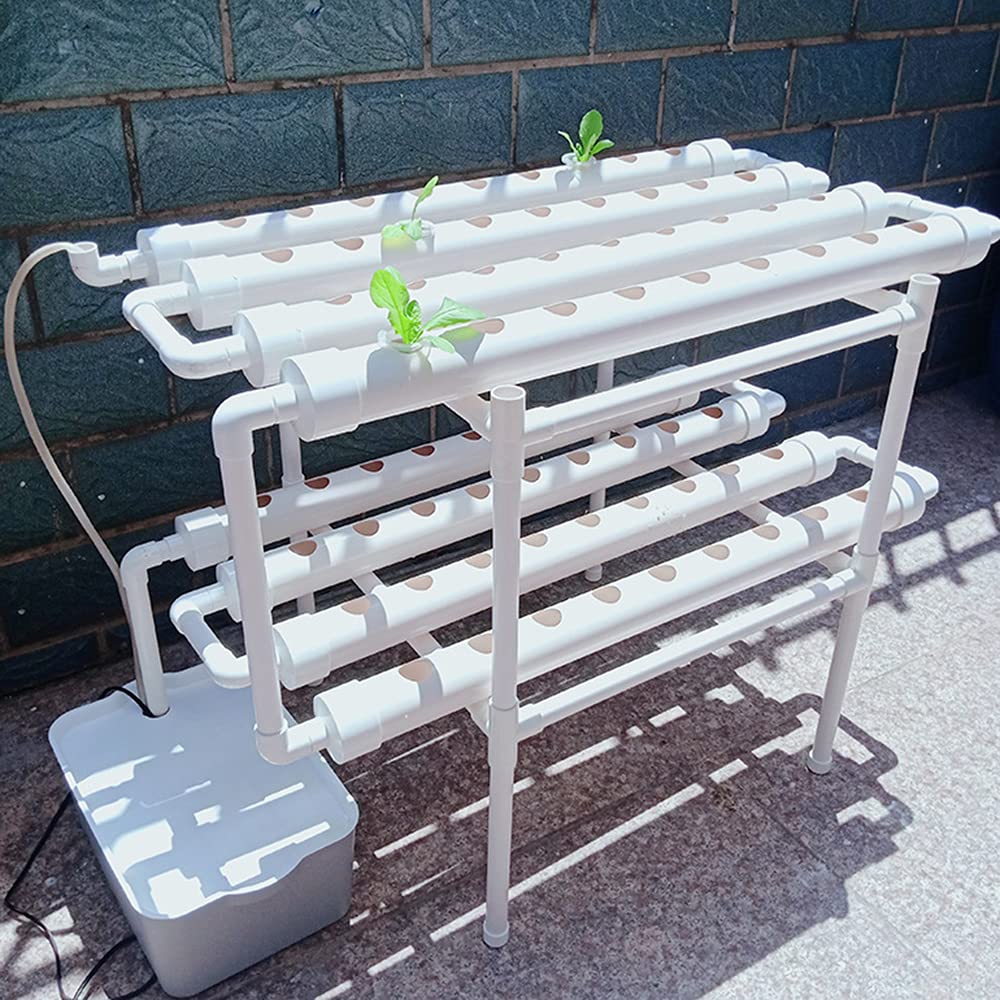 Juego de 72 herramientas de cultivo hidropónico para cultivo de interiores, herramientas de cultivo para vegetales, kit de clonación de plantas, vegetales, sistema de plantas hidropónicas