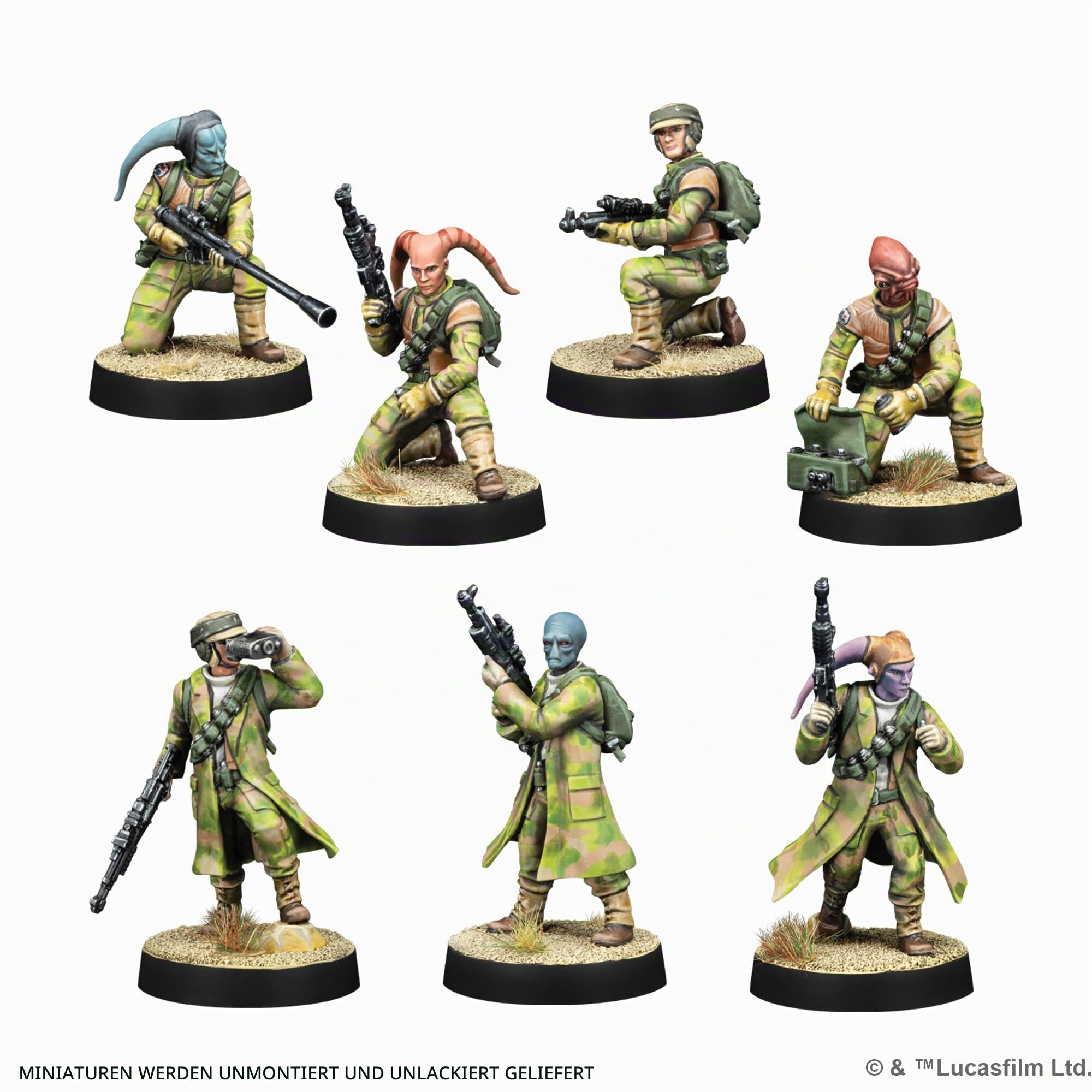 Asmodee, Star Wars: Legion – Rebel Alliance, Tabletop-Starterset | Tabletop Miniatures Strategiespiel für Jugendliche und Erwachsene, ab 14 Jahren, 2 Spieler, 3 Stunden