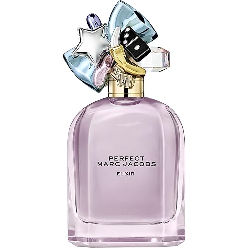 Marc Jacobs Perfect Elixir Eau de Parfum – Ambery Floral Women's Perfume – With Notes of Purple Rhubarb, Golden Amber Woods & Vanilla Bean Extract - Vegan Fragrance