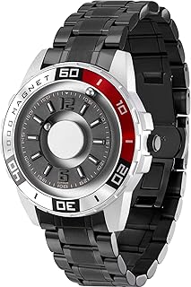Mens Watches Men Magnetic Watches PVD Dial Swiss Quartz Watch Stainless Steel Strap Dial 40mm