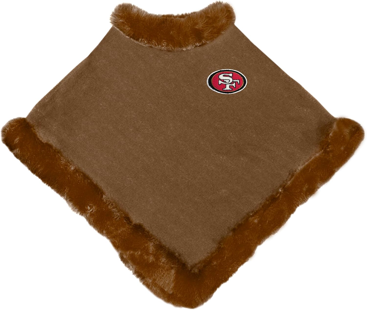 Littlearth Philadelphia Eagles NFL Fur Trim Poncho