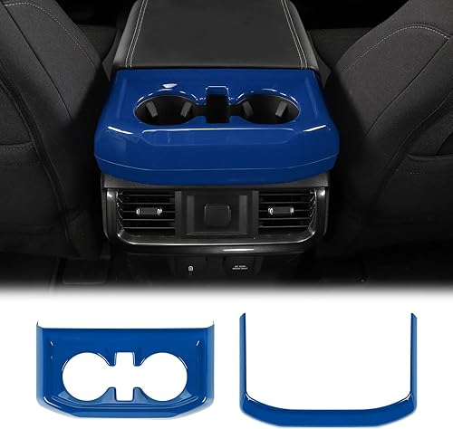 Voodonala Soporte para taza de agua para asiento trasero accesorios de decoración interior para Ford F150 2021 2 unidadesjuego azul
