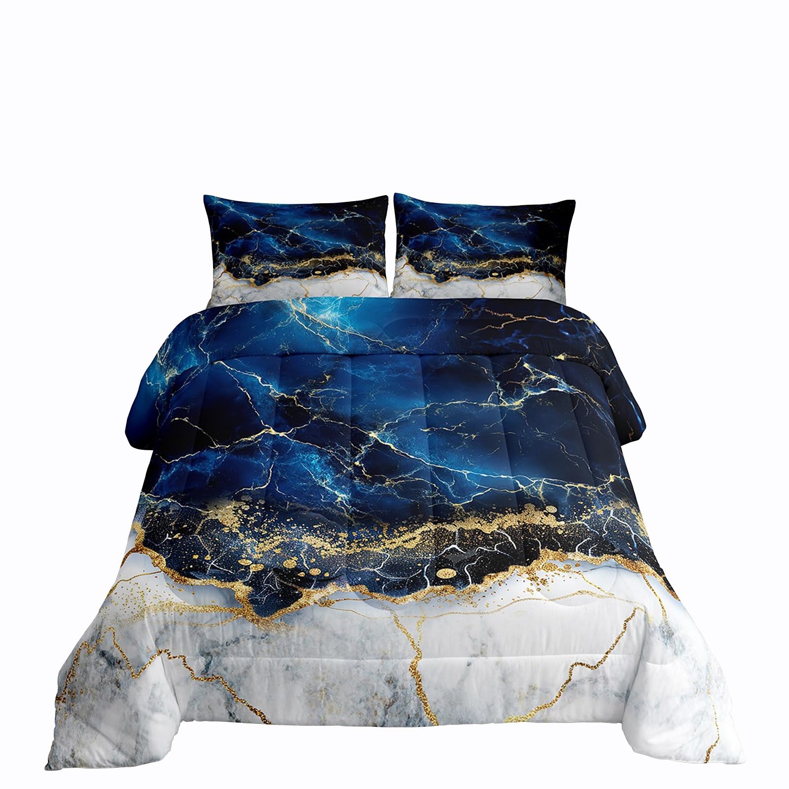 Floral Bedding Sets - Hummingbird Iris Flowers Comforter -14