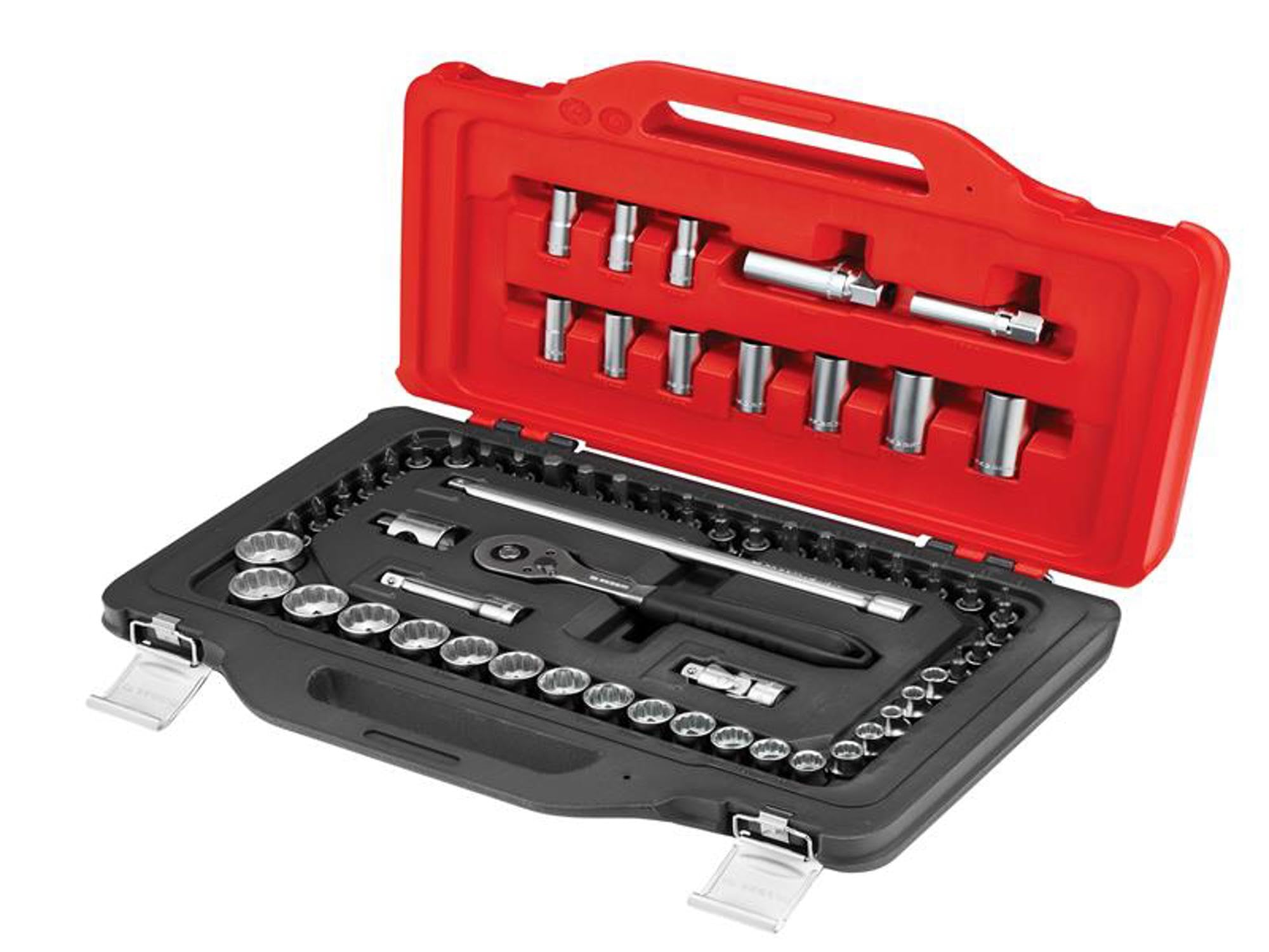 Facom JL.151-EP62PB 62-Piece 3/8in Drive Socket Set in Twin Box Case.