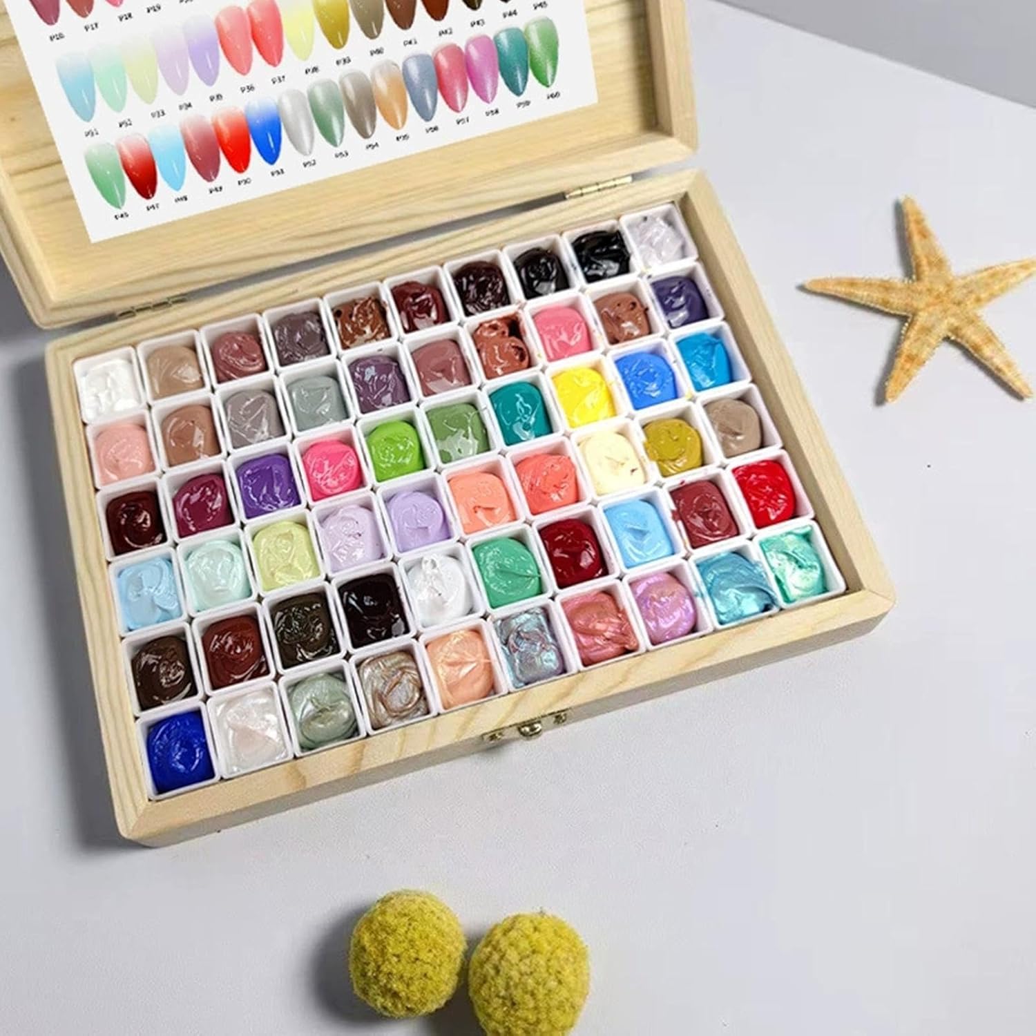 Nail Patting Gel | 60-Color Highly-Pigmented Professional | Blush Blending Nail Patting Gel - for Home Salon Party Wedding Holiday Beginners Girls Women