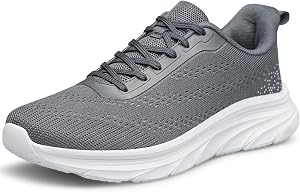 BNV Women's Running Shoes Lightweight Slip On Walking Tennis Workout Shoes