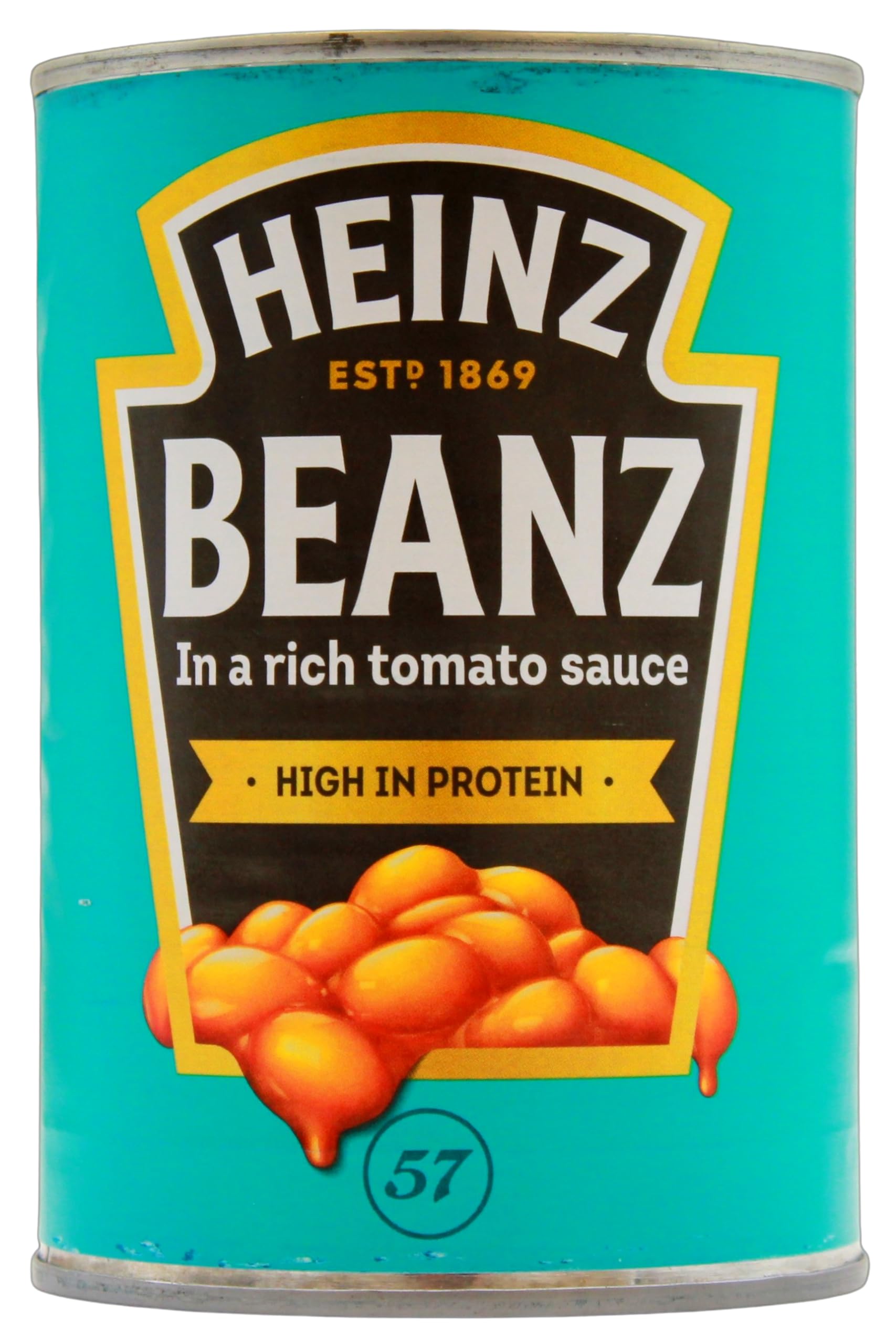 HEINZ Beanz Baked Beans in einer reichhaltigen Tomatensauce, 12er Pack (12 x 415g)