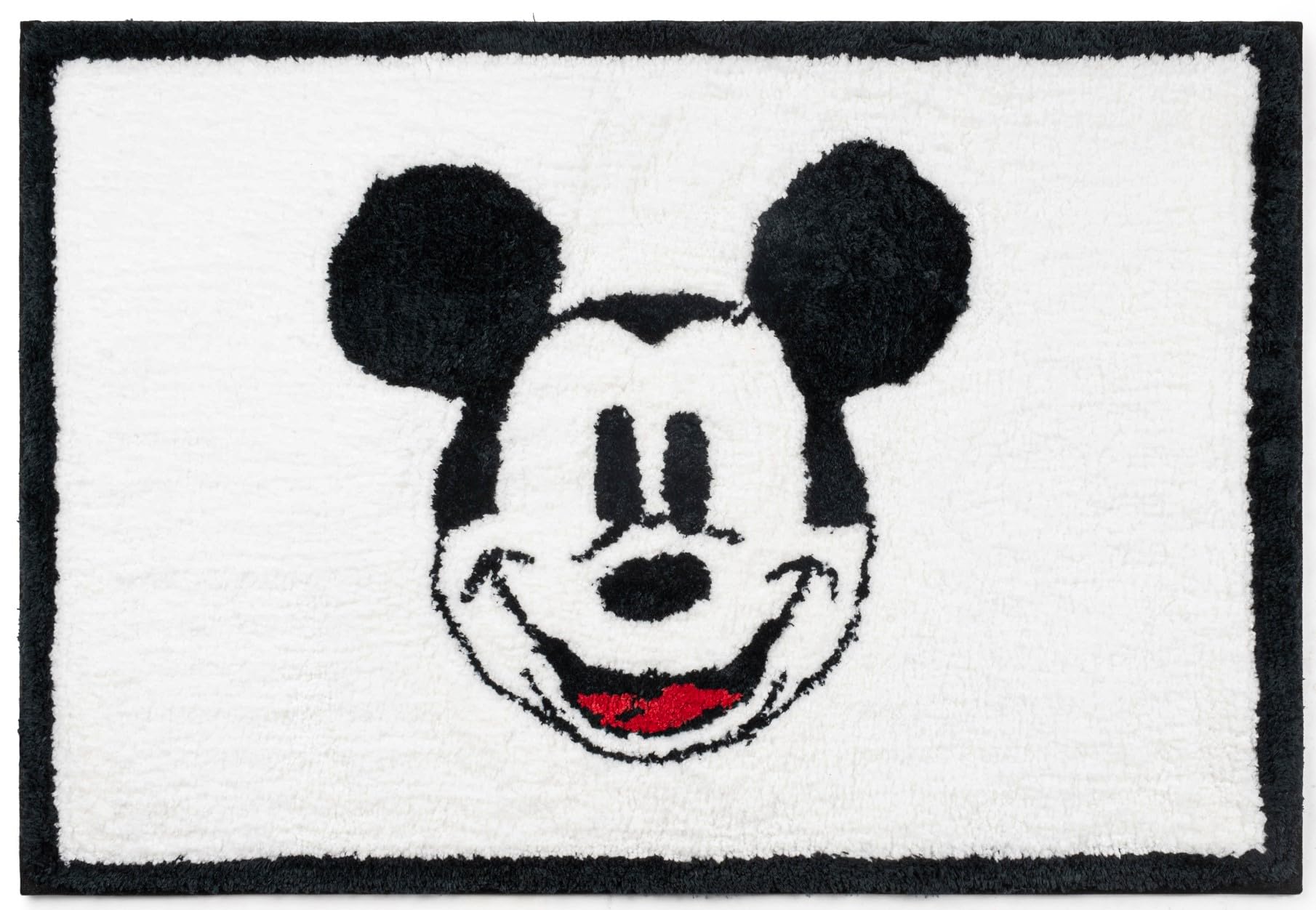Tapis de bain Disney Mickey Mouse 51x77 cm moelleux et absorbant pour salle de douche enfant