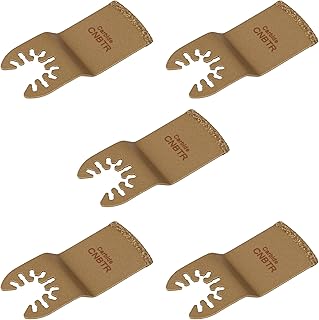CNBTR 5PCS Multitool Precision Quick Release E Type Carbide Oscillating Tools 75x33mm