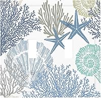 Vista 101 de Cubierta de Pared de Interruptor y Toma de Corriente de 1 Gang de Patrón Texturizado de Mármol Turquesa Oscuro Azul Gris Moderno Abstracto de Lujo