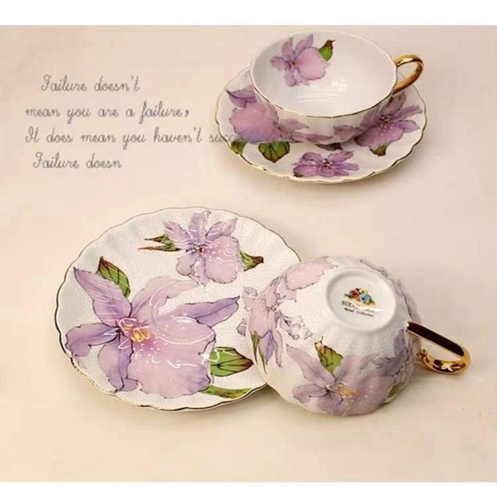 Royal Albert - 4x3 tasses et soucoupes (24) - Porcelaine