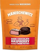 Vista 1 de Manischewitz Dark Chocolate Raspberry Creme Patties 5.25oz, Resealable Bag Gluten Free Dairy Free Kosher (including Passover)