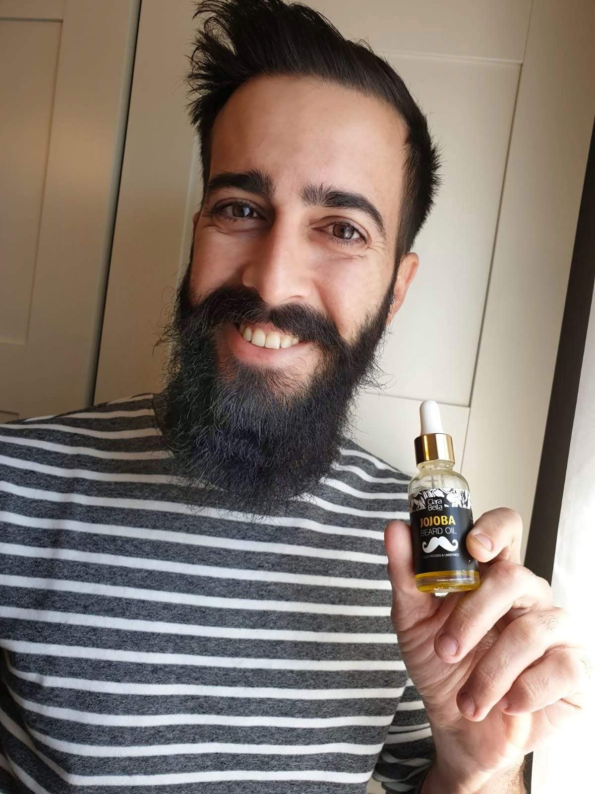 Juego de cepillos de madera para barba para hombre