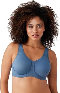 Wacoal womens Simone Sport Unlined Full Coverage Underwire Sports Bra, 855170
