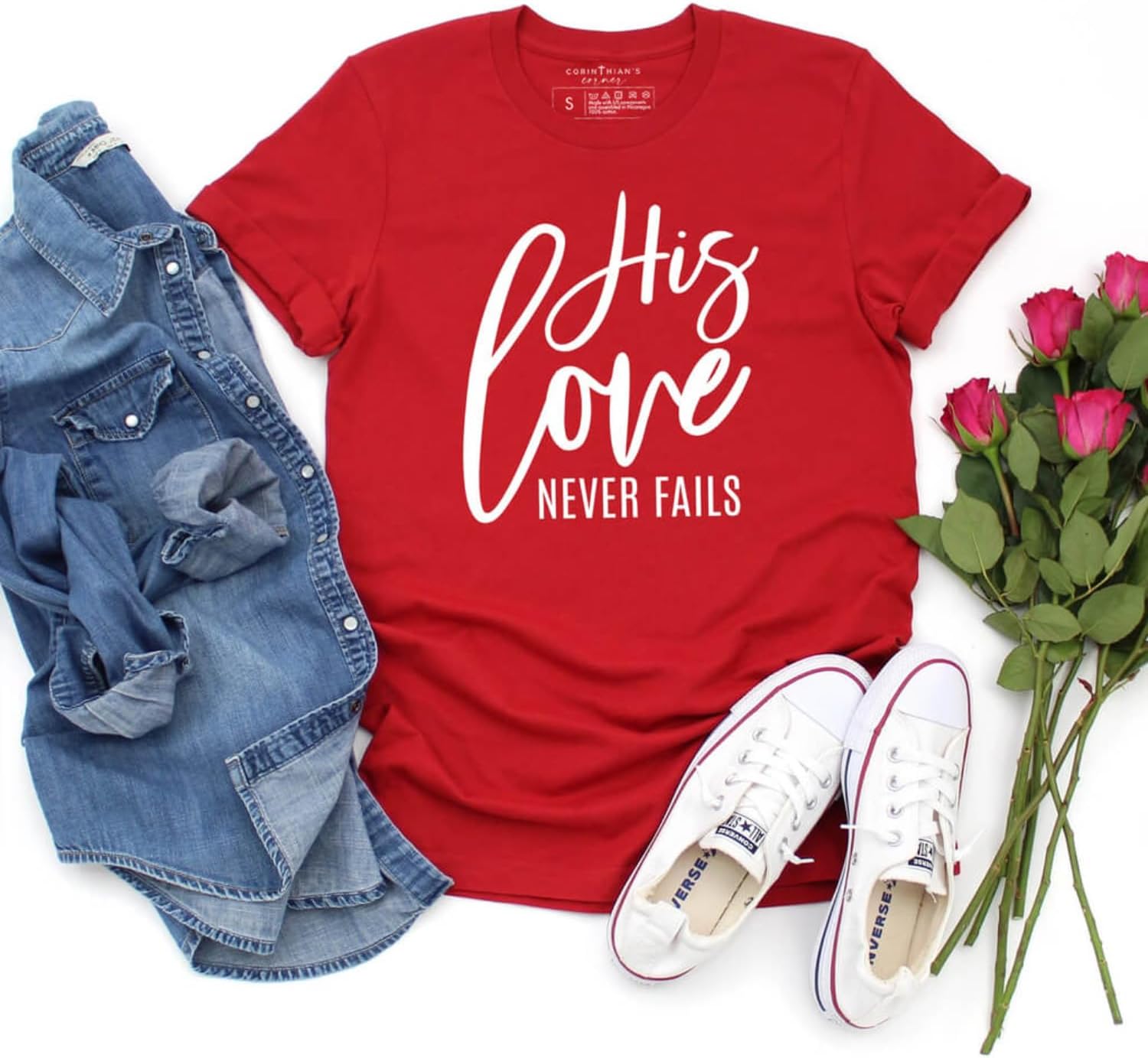 Corinthian's Corner | Christian T-Shirts for Women | Jesus Shirts | Christian Apparel - Image 4