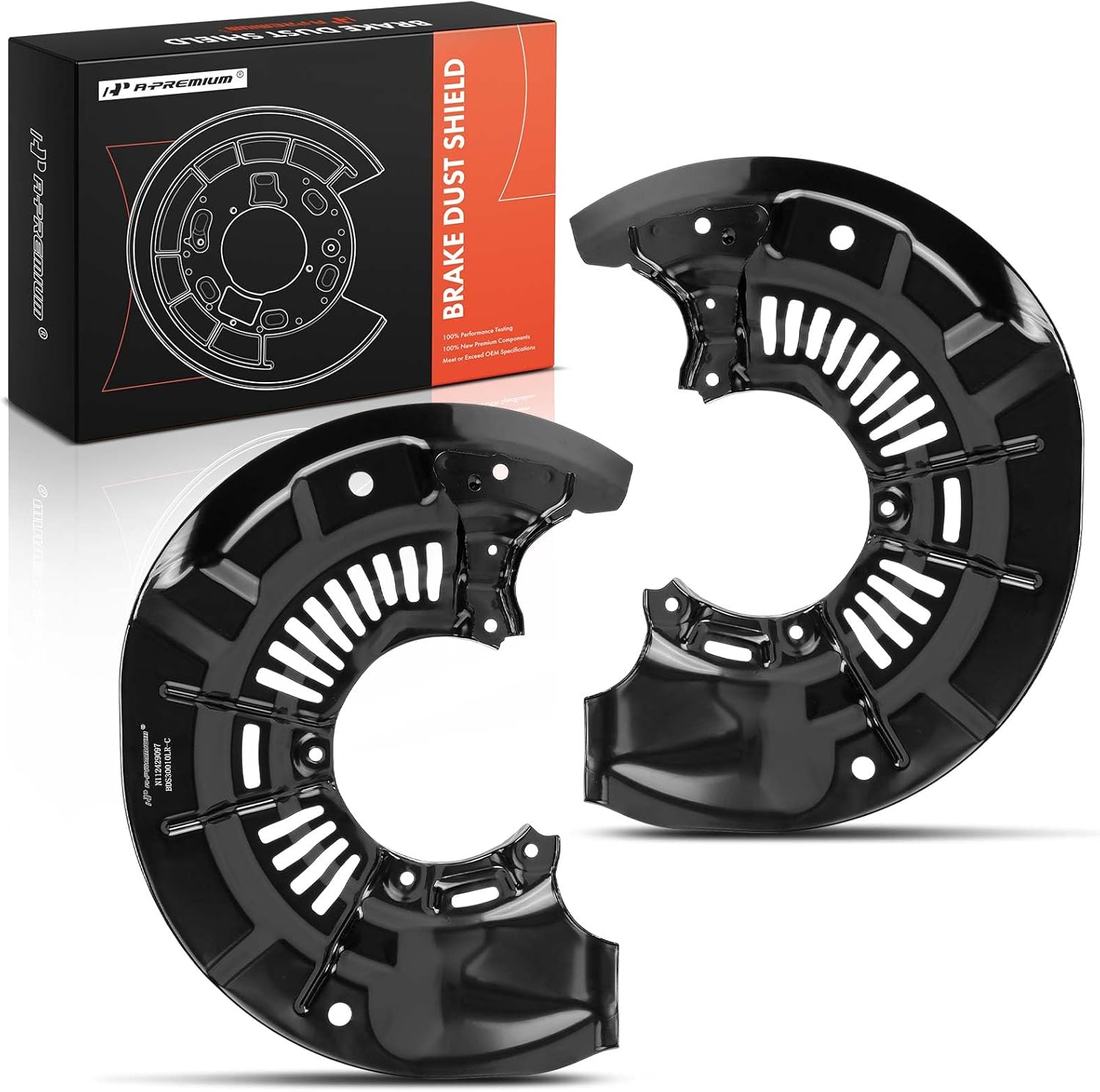 A-Premium Front Driver and Passenger Side Brake Dust Shield Compatible with Toyota Models - Sienna 2011-2020, Venza 2011-2015, 2-PC Set