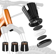 NICEDACK Supporto per Bici per AirTag, Nascosto nella Forcella Anteriore della Bici, Supporto per Bicicletta per Apple Airtag, Adatto per Tubo Forcella Anteriore con Diametro Interno di 22-38mm