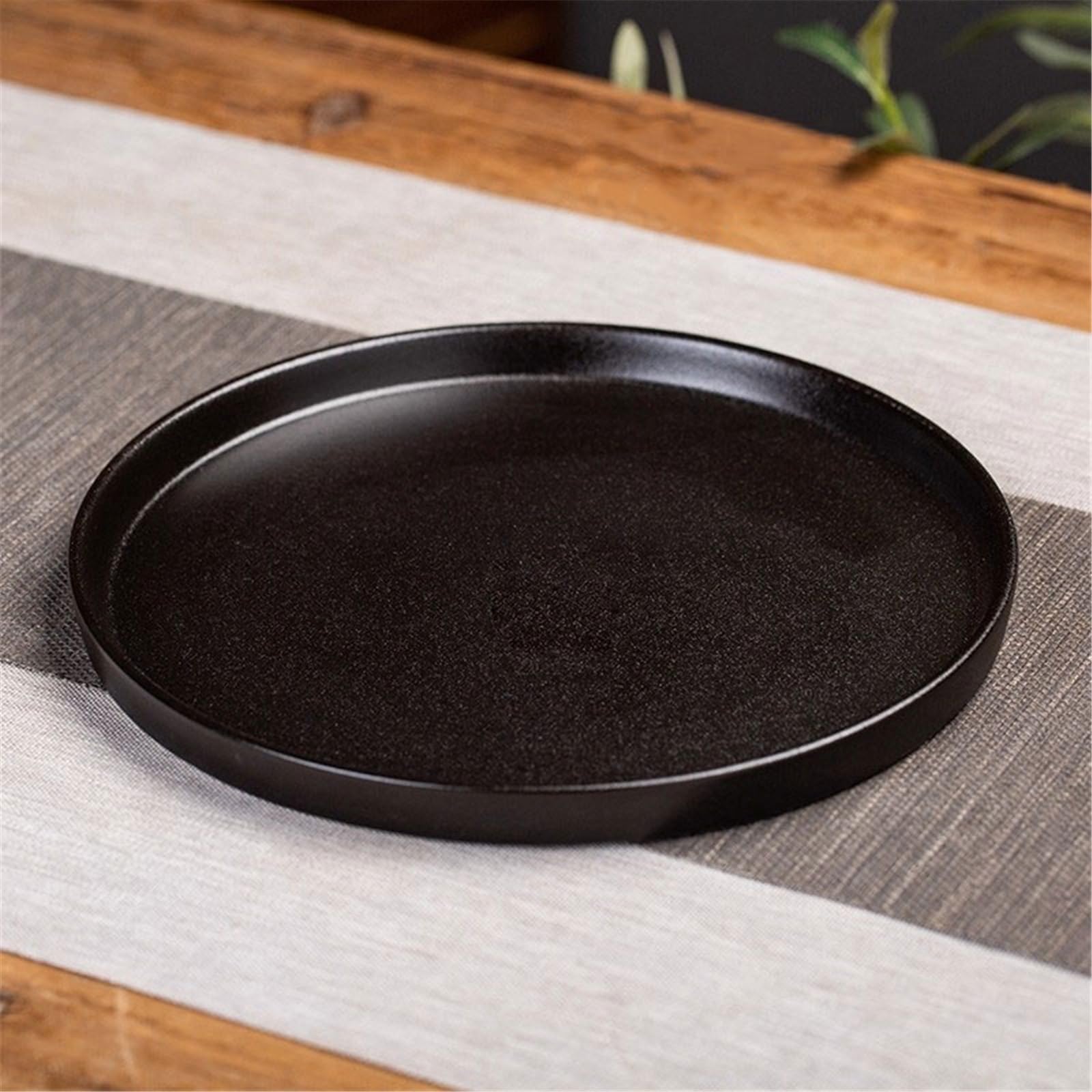 Wazon Ikebany Okrągłe, minimalistyczne ceramiczne pojemniki do układania kwiatów, doniczka ogrodu wewnętrznego, tacka ociekowa Doniczka do kompozycji kwiatowych(Mały)
