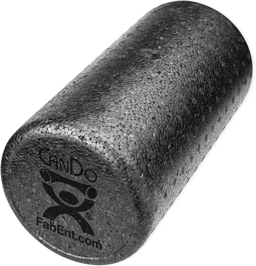 Rodillo de espuma de alta densidad Medline 6" x 12" negro miniatura 1