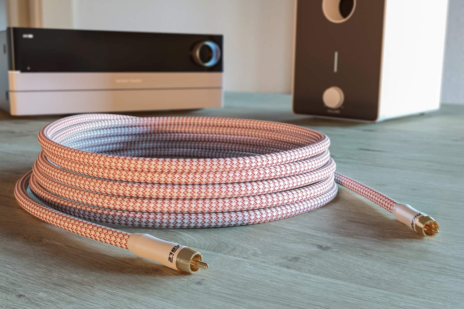 Ricable PB2 Primus Sub 2 MT - High-End Cable Audio Blindado RCA para Subwoofer Alta fidelidad