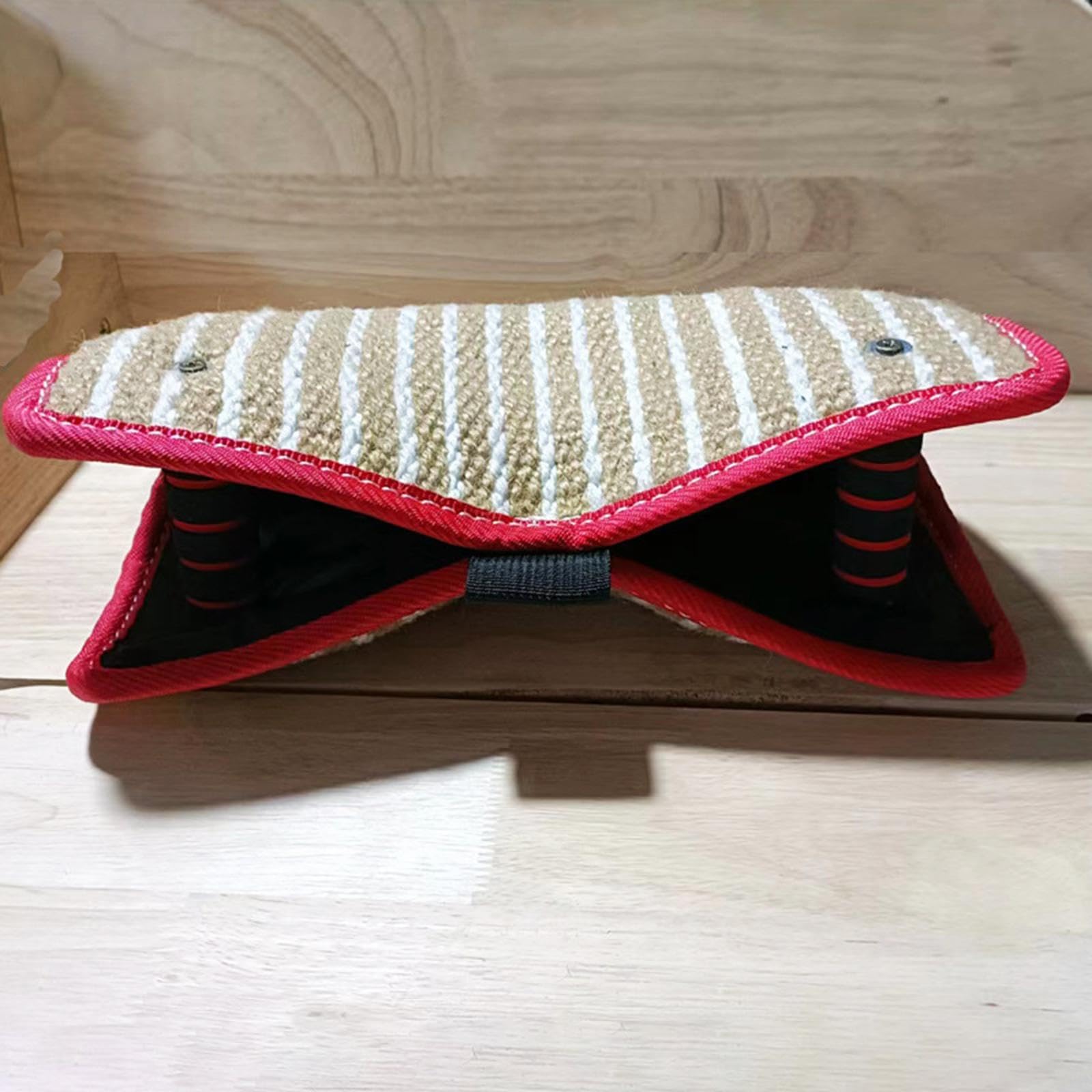 Coussin de Morsure de Chien Multifonction, Dressage de Chien Portable, Manchons de Dentition avec Poignées, Jouets à Mâcher pour