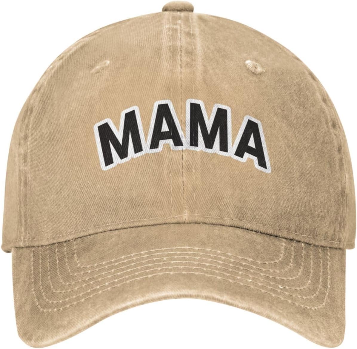 Mama Hat for Women Vintage Washed Adjustable Cotton Baseball Cap Gifts for Mom Hats - Image 2