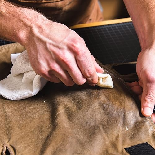 Miniatura 5 de Otter Wax Apósito de tela activada por calor, 1/2 pinta, repelente al agua totalmente natural, fabricado en Estados Unidos