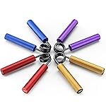 ZEAGUS Grip Strength Trainer 6 Pack,50LB-300LB Metal Hand Grip Strengthener,Non-Slip Heavy-Duty Forearm Exerciser,Hand Gripper for Muscle Building and Hand Rehabilitation Exercising