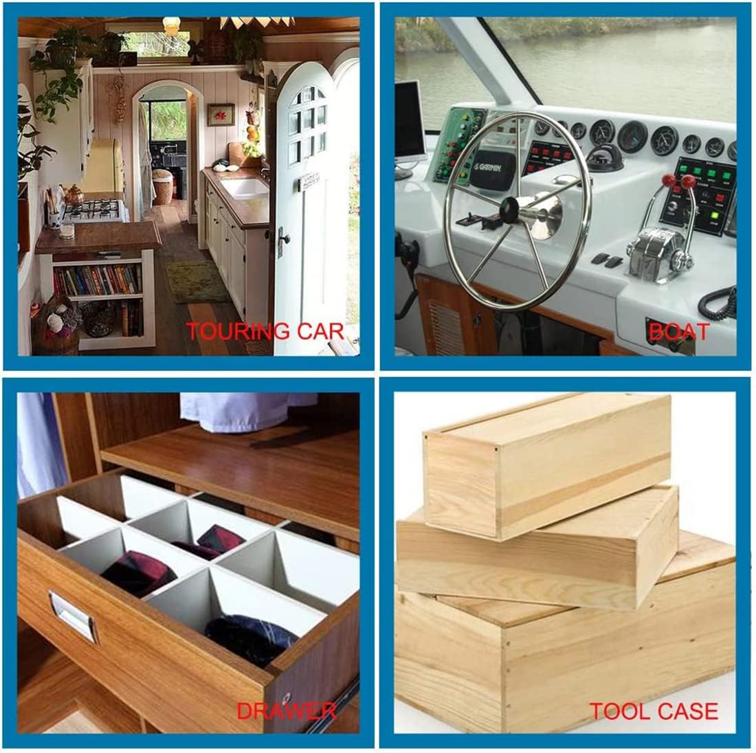 Push Button Lock with Key, Push Open Latch for Marine Boat Toolbox,Camper Glovebox,RV Glove Box, Golf Push Cart,Tool Box Lock Replacement (10 Packs)