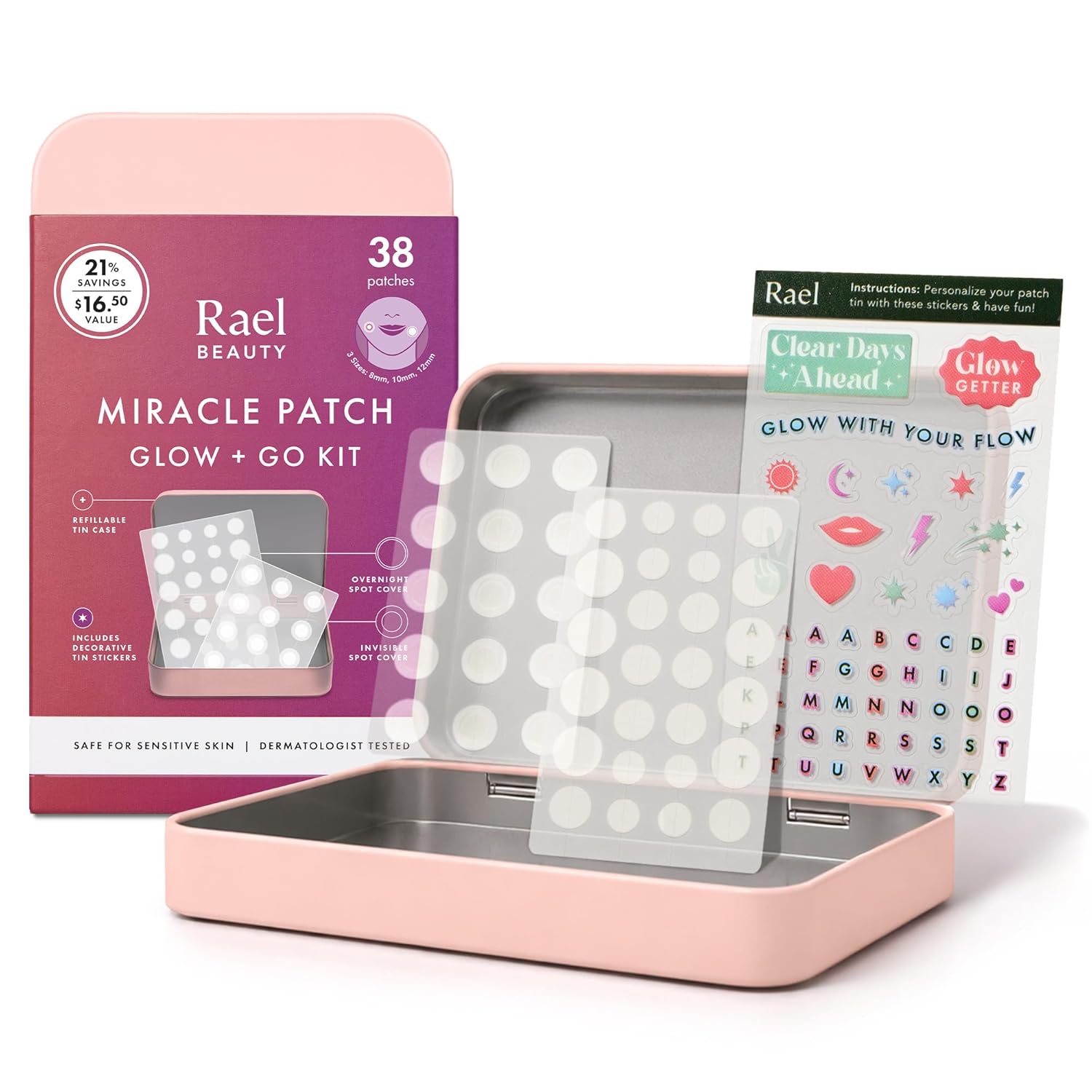 Rael Miracle Patch Spot Treatment Kit - Glow & Go