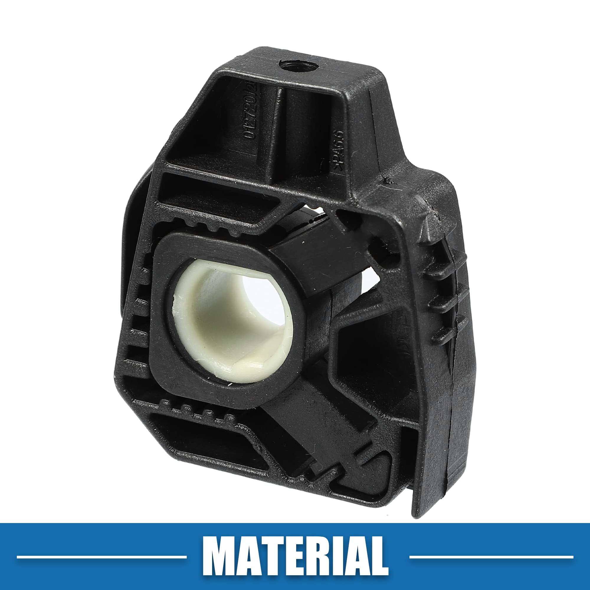 X AUTOHAUX Kühler Halterung Montage 1J0806155E Für VW Jettle 4 Satz | Material: Gummi, Kunststoff, Farbe: Schwarz, Größe: 53x46x17mm & 62x58x19mm, OE: 1K0121367C, Anwendung: Kühler Montage
