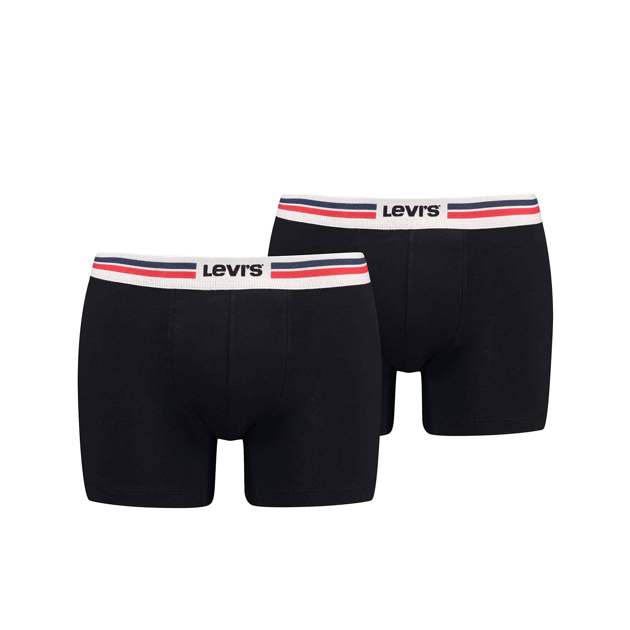 LEVIS Men's BOXER, Black, XXL (pack of 2)