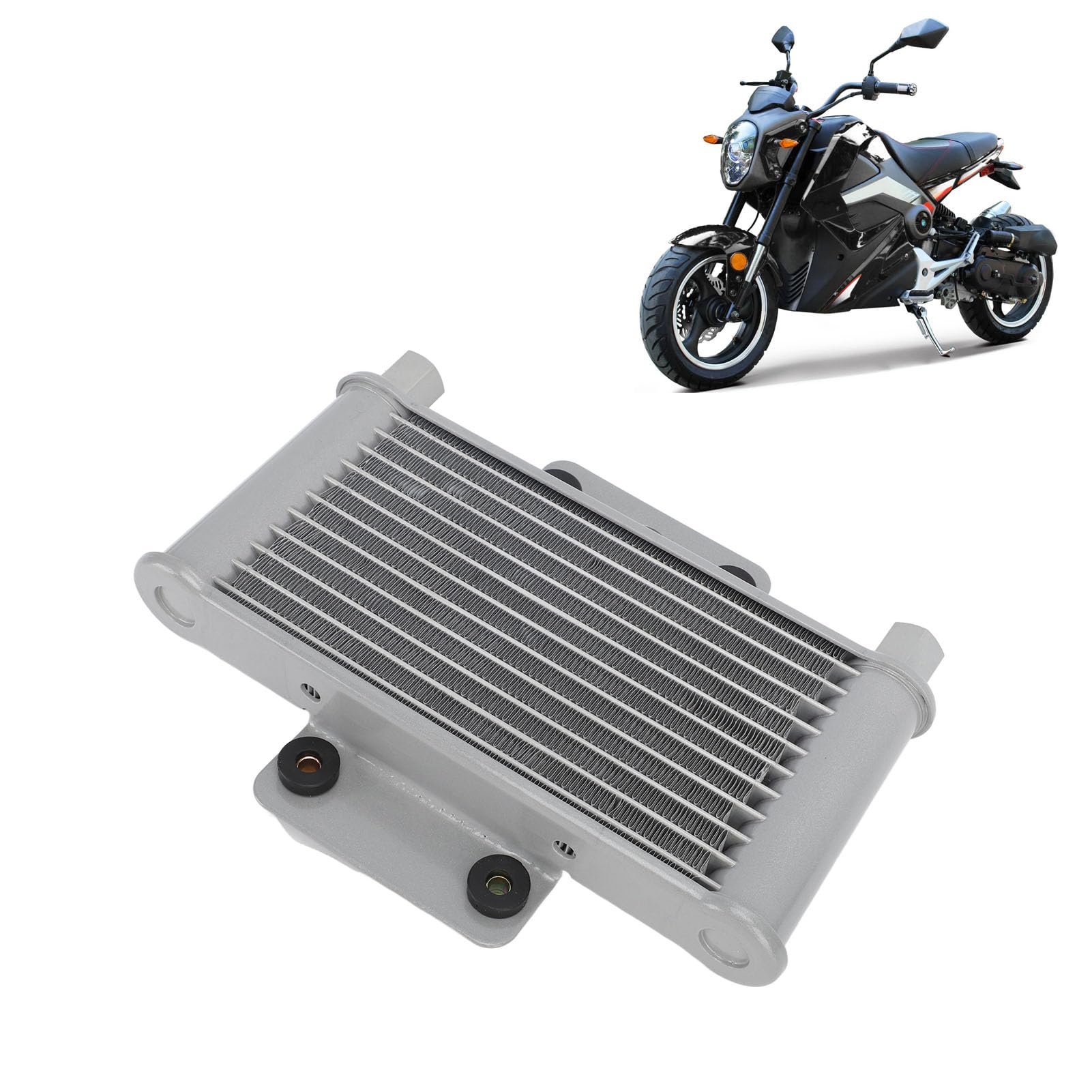 Radiatore Olio per Trasmissione Motore in Alluminio, Radiatore Universale per Radiatore Olio per Trasmissione ATV per Moto da Cross 50cc-250cc, Raffreddamento Efficiente e