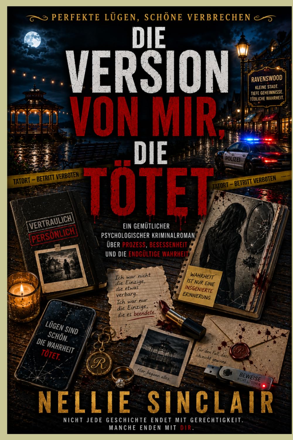 Die Version von mir, die tötet: Ein gemütlicher psychologischer Kriminalroman über Prozess, Besessenheit und die endgültige Wahrheit (Perfekte Lügen, schöne Verbrechen)