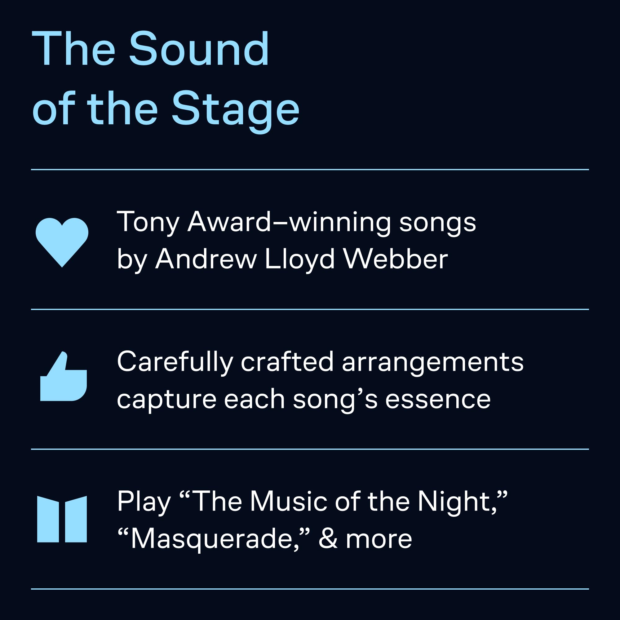 The Phantom of the Opera: Vocal Line with Piano Accompaniment