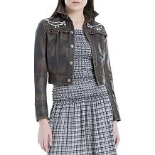 Cropped Leather Jacket