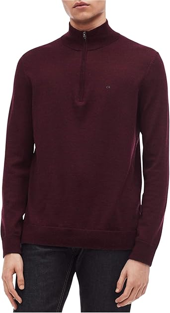 calvin klein zipper sweater