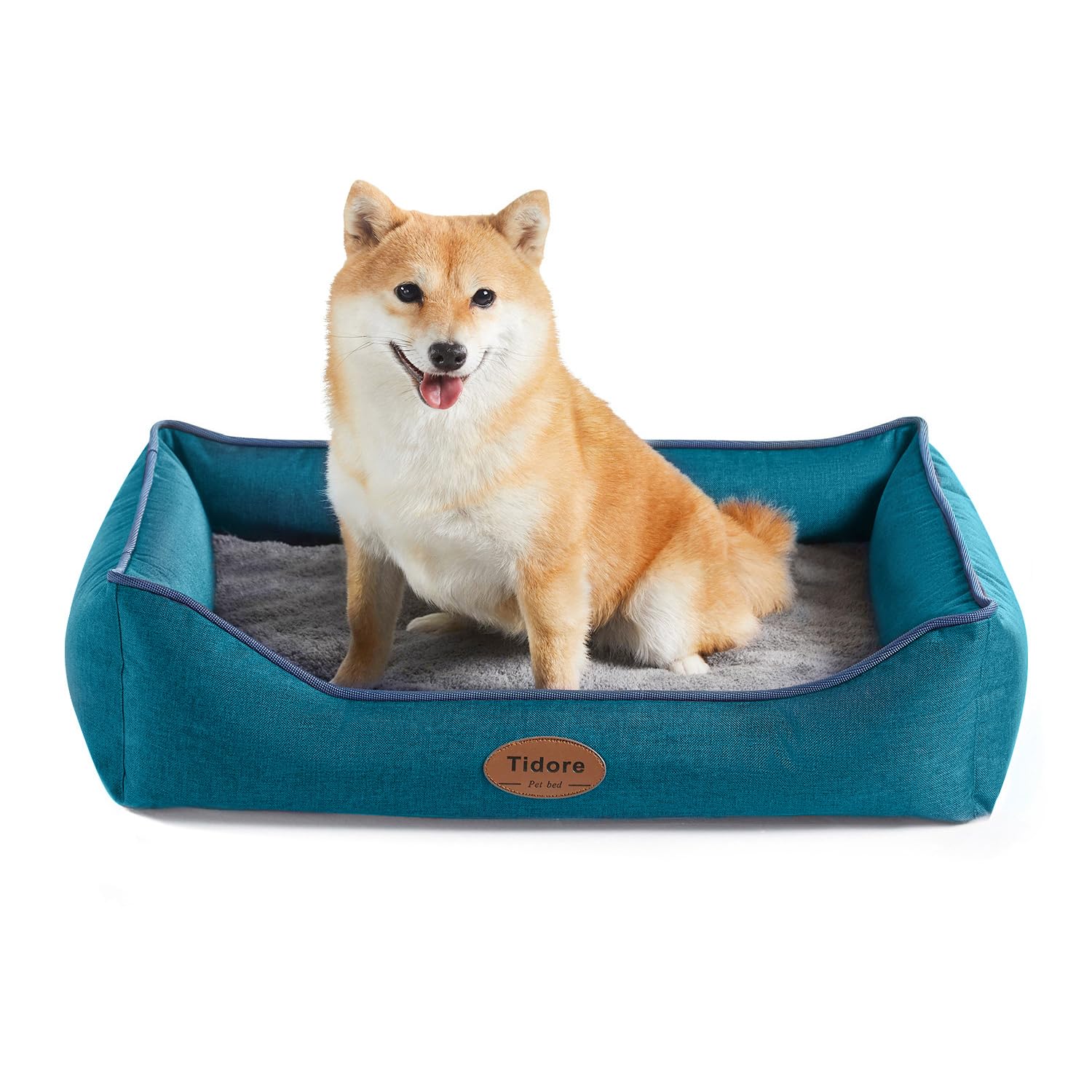 Tidore Orthopedic Dog Beds for Medium Dogs, Durable Egg Crate Foam Sofa Dog Bed wit Washable Removable Cover,Waterproof Lining,Pet Bed for Large Dogs