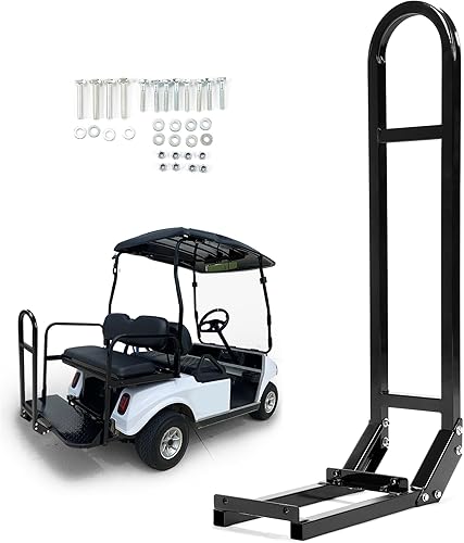 ECOTRIC Barra de seguridad universal para asiento trasero de carrito de golf, compatible con EZGO Club Car Yamaha