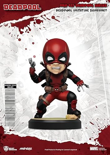 Miniatura 3 de Beast Kingdom Deadpool Series MEA-027 - Figura de ataque de huevo de 6 piezas, multicolor