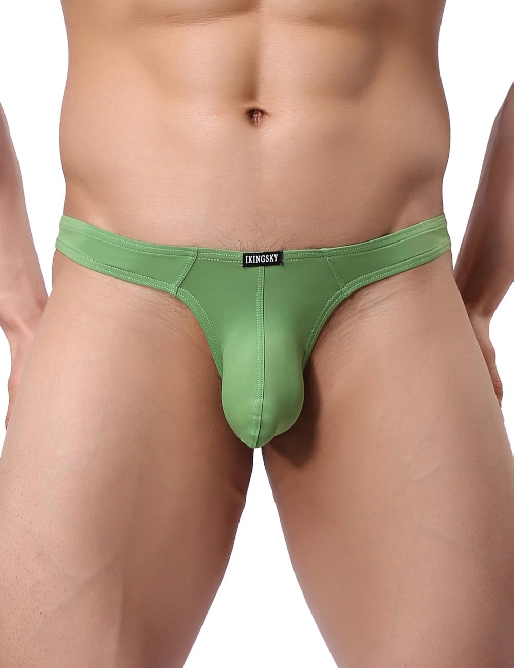IKINGSKY Men's Pouch Thong Underwear Sexy T-Back Mens Under Panties at  Men’s Clothing store