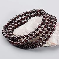 Vista 217 de MASSIVE BEADS Pulsera elástica de yoga hecha a mano con piedra natural, cristal curativo, energía, regalos para adultos unisex de 0.157 in, 0.236