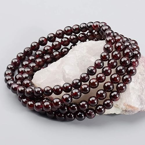 Vista 217 de MASSIVE BEADS Pulsera elástica de yoga hecha a mano con piedra natural, cristal curativo, energía, regalos para adultos unisex de 0.157 in, 0.236