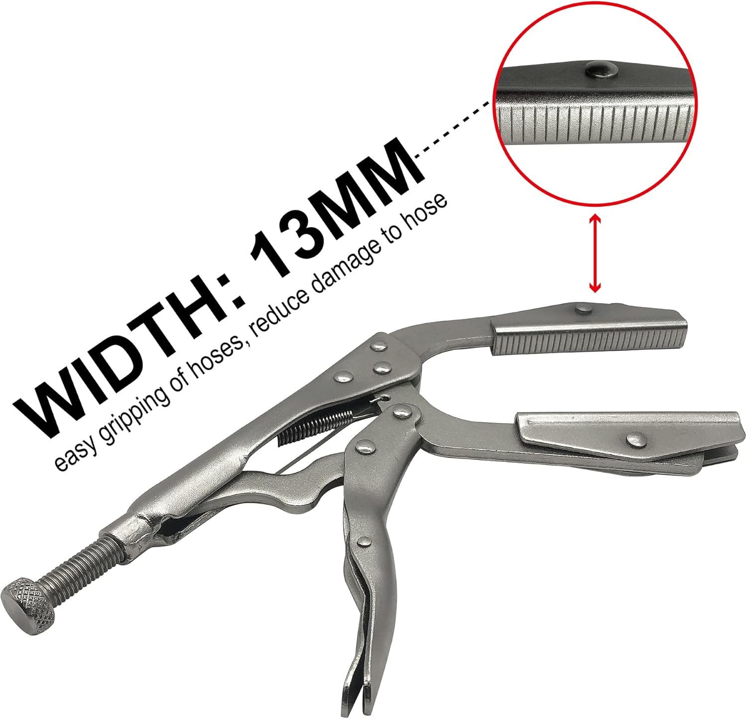 Radiator Hose Pinch Off Pliers, 10.5 inches, 2-1/4" Max Opening