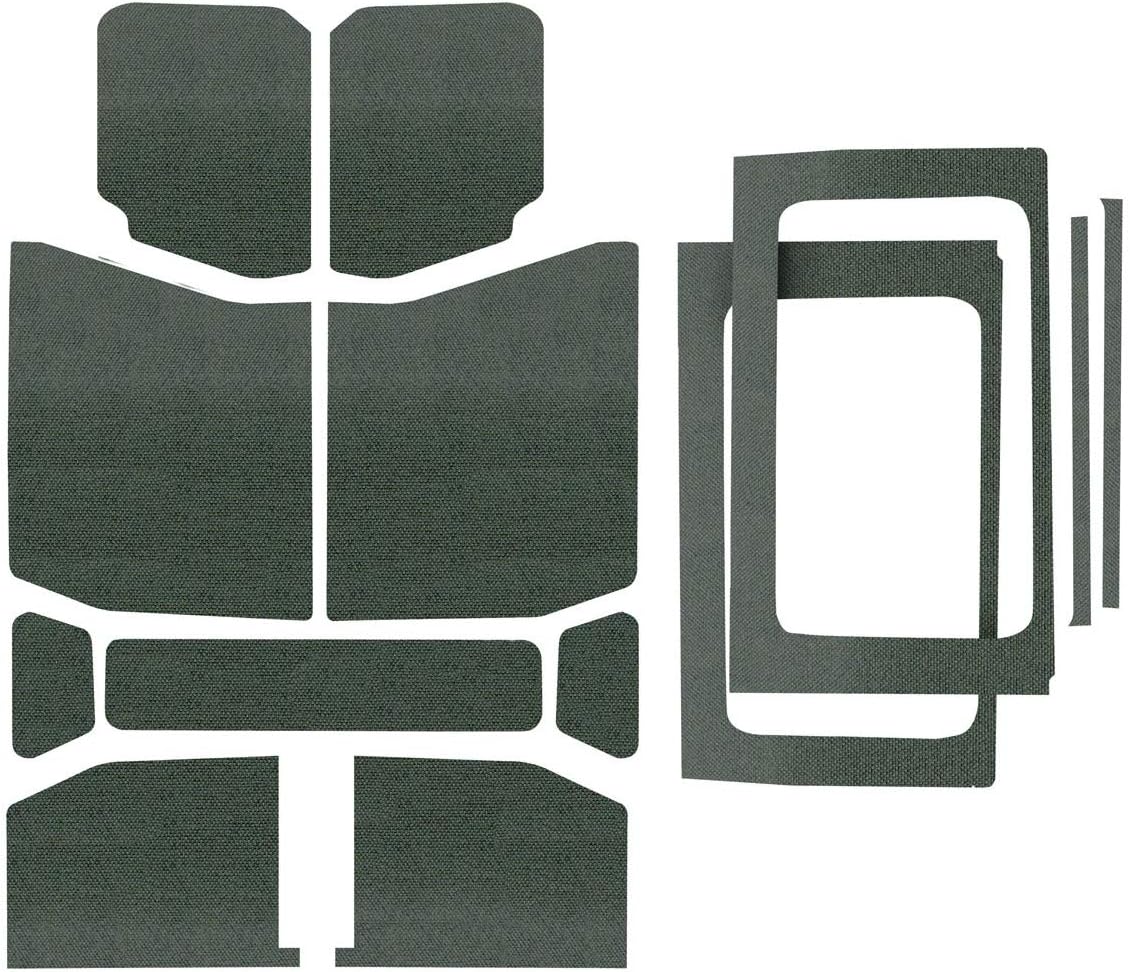 Design Engineering 050179 Boom Mat Complete Sound Deadening Kit for 4-Door Jeep Wrangler JL (2018-up) - Gray